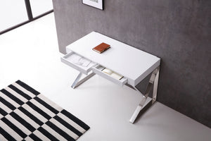 Vivian Modern Noho Desk in White