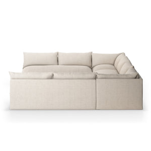 Grant Outdoor 5 Pc Sectional In Faye Sand