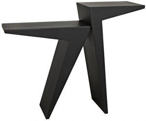 Steam Console in Matte Black Industrial Steel