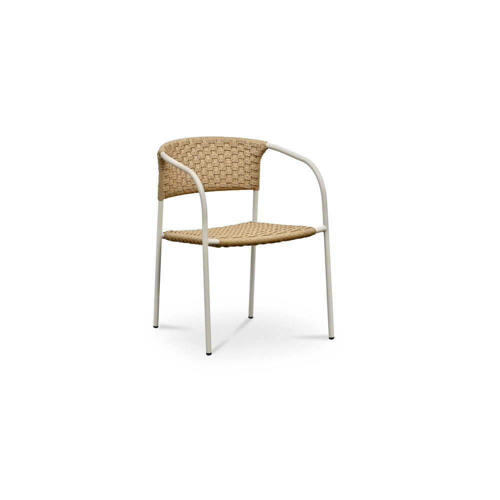 Moe's Zola Outdoor Dining Chair Set, Natural