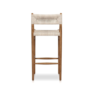 Lomas Bar + Counter Outdoor Stool - Vintage White