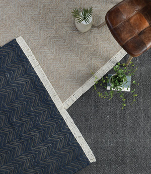 Indoor/Outdoor Augusta Rug - Dune 8'x10' Handwoven Herringbone
