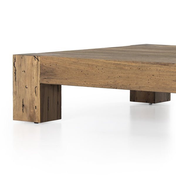 Abaso Coffee Table In Rustic Wormwood Oak