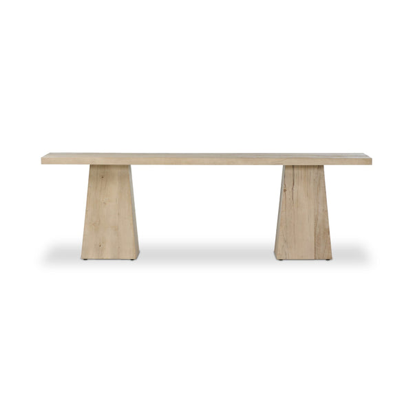 Atlas Console Table - Bleached Alder