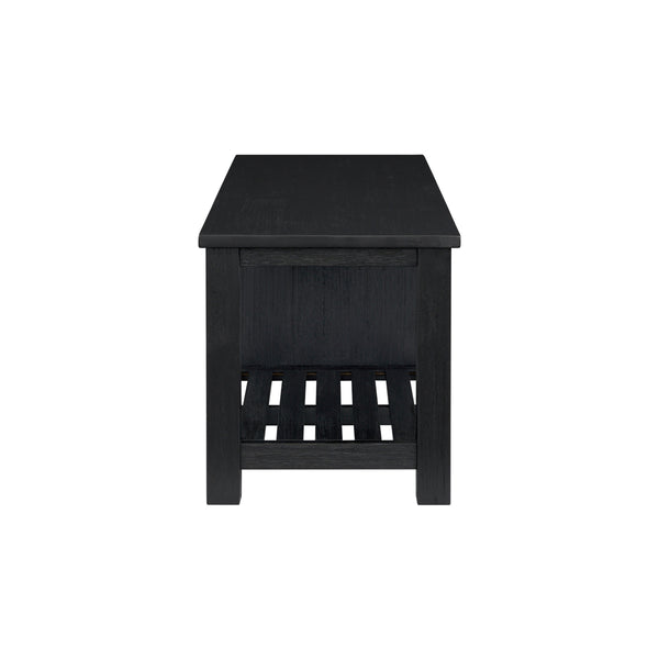 Tiburon KD TV Bench, Alto Black 