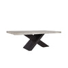Durant Solid Wood Rectangle Dining Table in Carbon Black