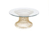 GOLD LF IRON COFFEE TABLE BASE ONLY
