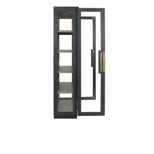 Larson Solid Wood Cabinet with Glass Windows