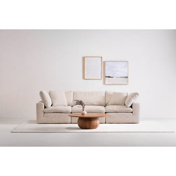 Moe's Terra Condo Corner Chair in Coastside Sand