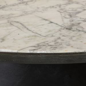Balboa Outdoor Coffee Table - Veined White Marble