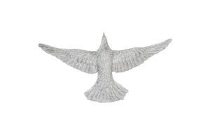 Dove Wall Art - A, Silver Leaf