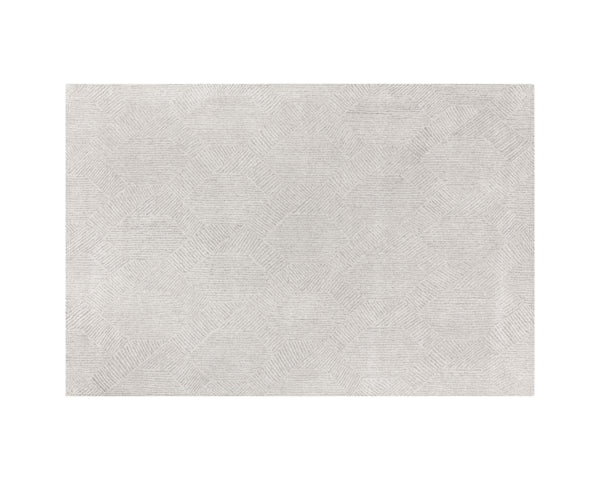 CALAIS HAND-TUFTED RUG - OATMEAL / GREY - 6' X 9'