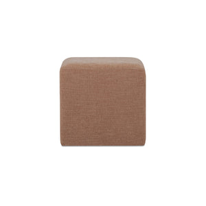 Aidy Washed Pink Linen Stool