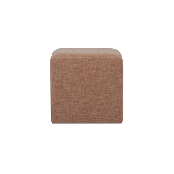 Aidy Washed Pink Linen Stool
