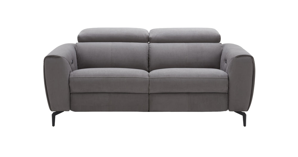 Divine Grey Fabric Love Seat