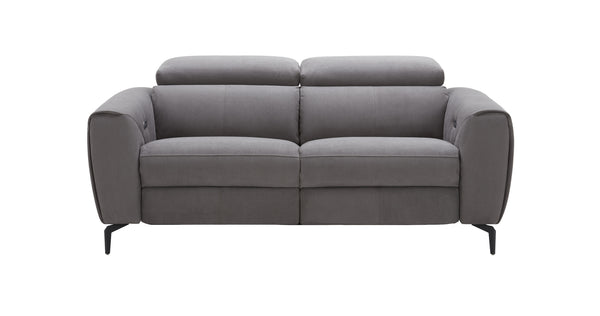 Divine Grey Fabric Love Seat