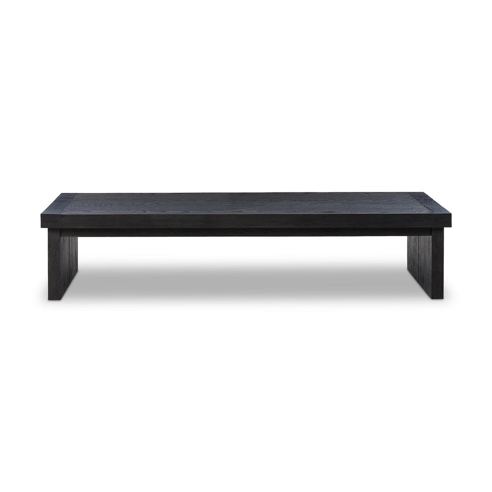 Warby Coffee Table in Worn Black Oak