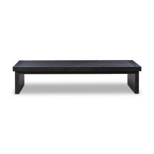 Warby Coffee Table in Worn Black Oak