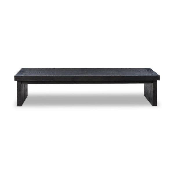 Warby Coffee Table in Worn Black Oak