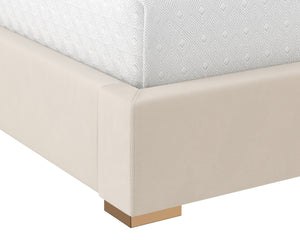 ALISHA BED - KING - MEG TAUPE