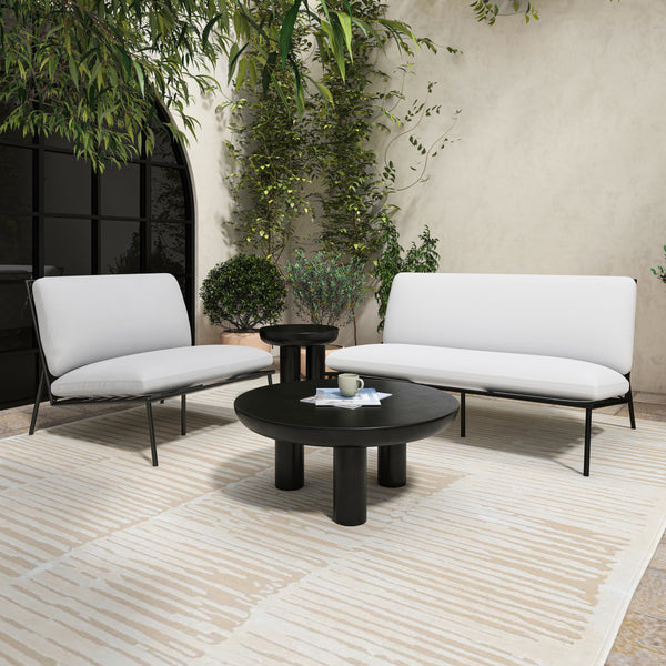 Moe's Salma Outdoor Accent Chair in White