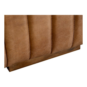 Castle Sofa in Brown Leather
