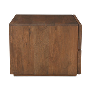 Moe's Watson Nightstand with Live-Edge Acacia
