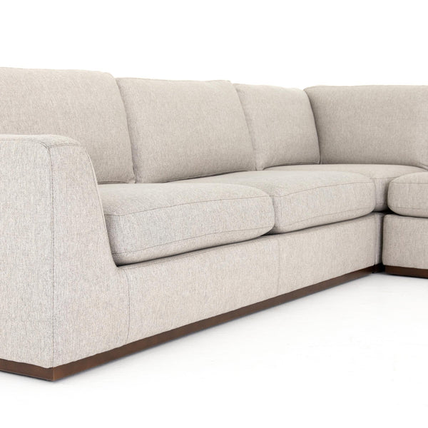 Colt 3 Piece Sectional-Aldred Silver