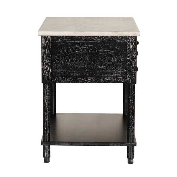 Artemio Side Table with Marble Top