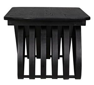 Infinity Sungkai/Mindi Coffee Table in Charcoal Black