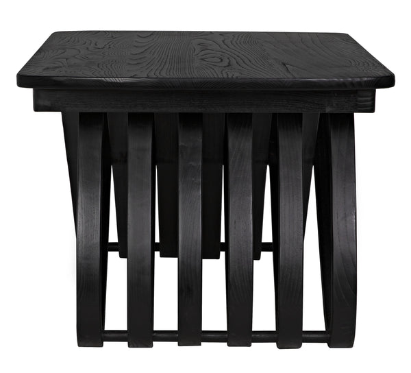 Infinity Sungkai/Mindi Coffee Table in Charcoal Black