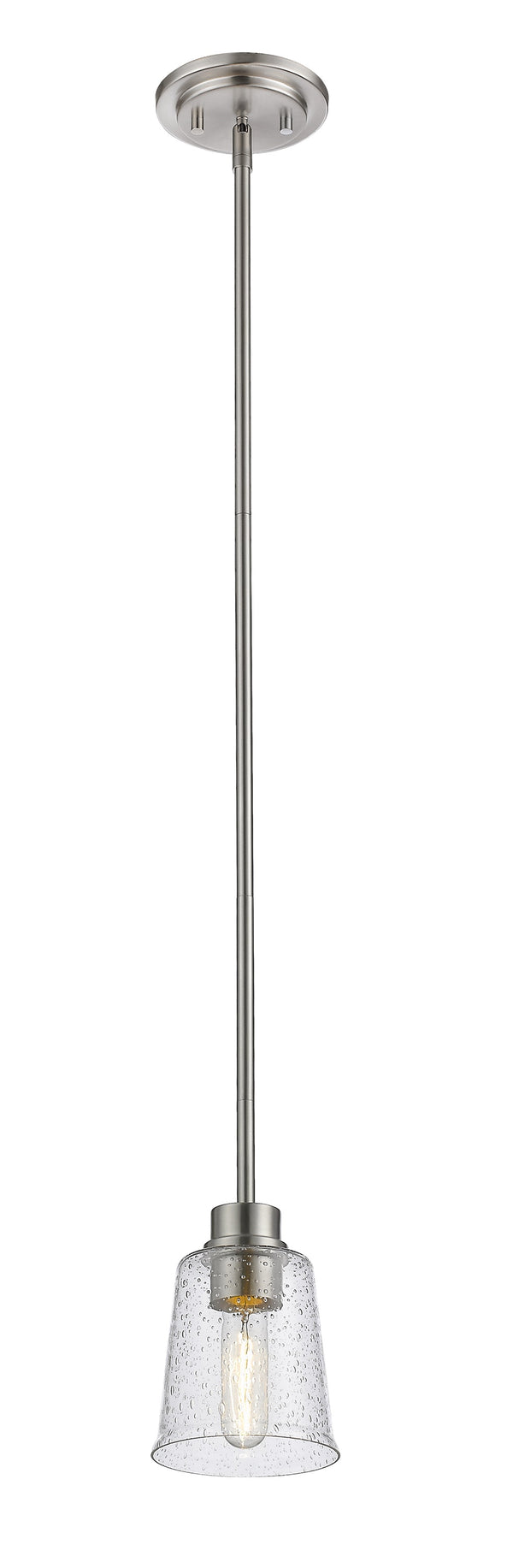 Bohin 1 Light Mini Pendant in Brushed Nickel  Finish