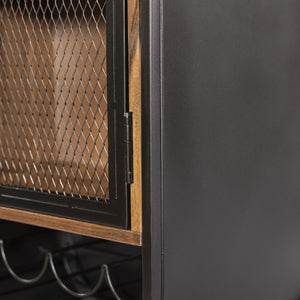 Roswell 23" Width Iron and Mango Wood Bar Counter