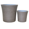 Set Of 2 Brown Creastone Pier Pot