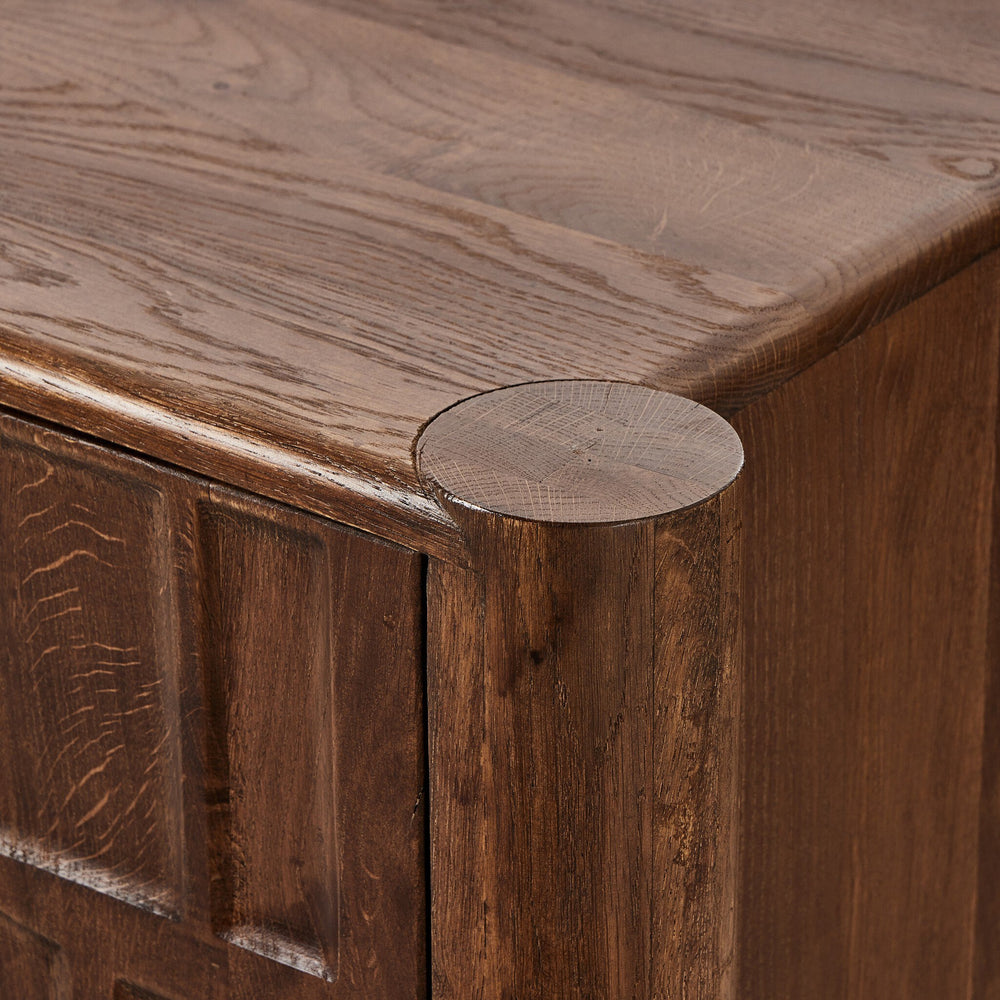 Ezri Bar Cabinet - Cocoa Oak