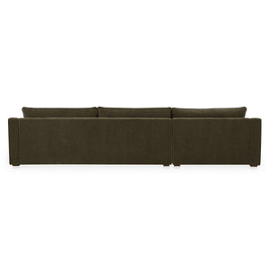 Farrow Sectional in Cedar Green with Left Chaise