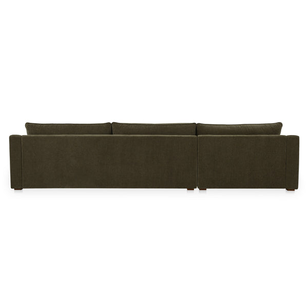 Farrow Sectional in Cedar Green with Left Chaise