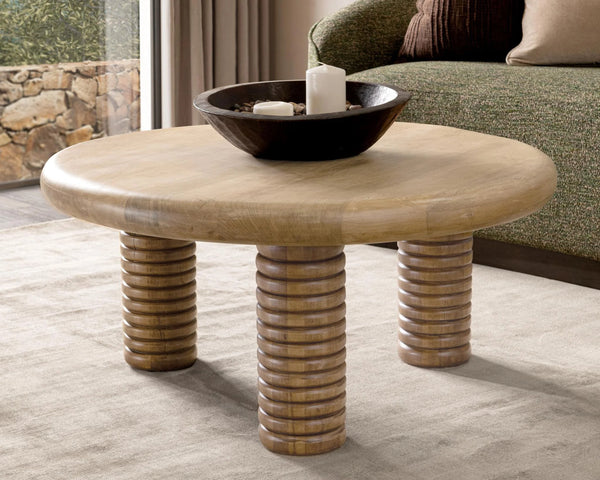 Ilaria Reclaimed Wood Coffee Table - Sand Washed