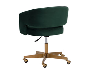 CLAREN OFFICE CHAIR - DEEP GREEN SKY