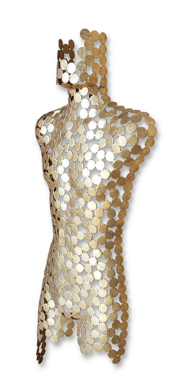 Gold Leaf Male Torso