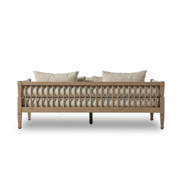 Amero Outdoor Sofa In 86" In Washed Brown In Fsc
