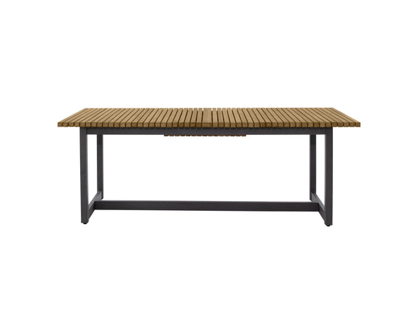 GENEVE EXTENSION DINING TABLE - NATURAL - 83" to 107"