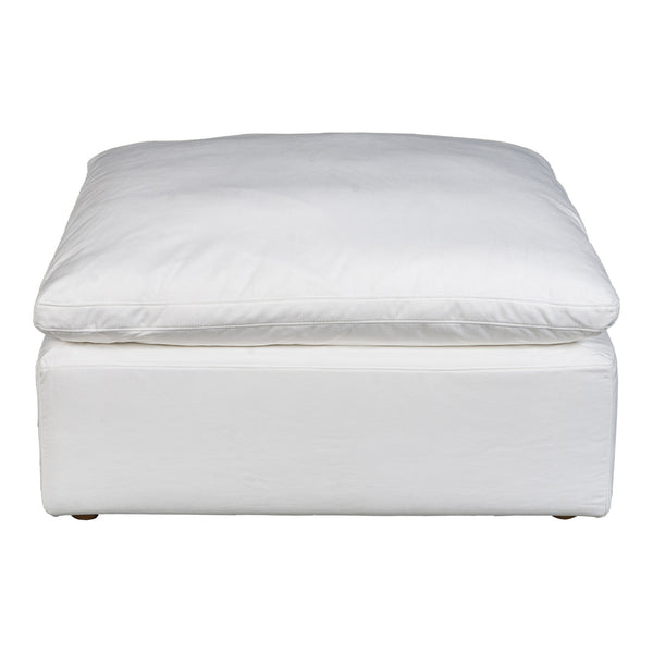Terra Condo Ottoman in Cream White