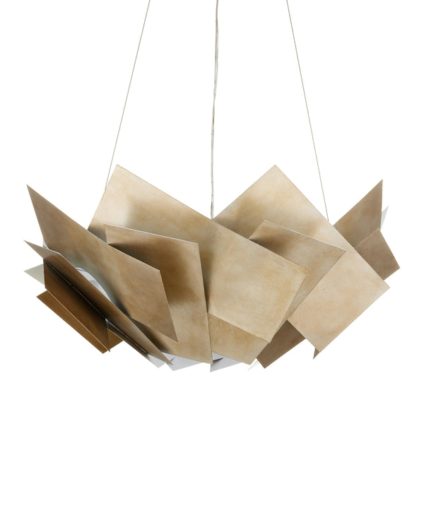 Artiste Chandelier In Silver Leaf