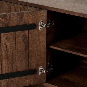 Gilmore Media Console in Aged Mango
