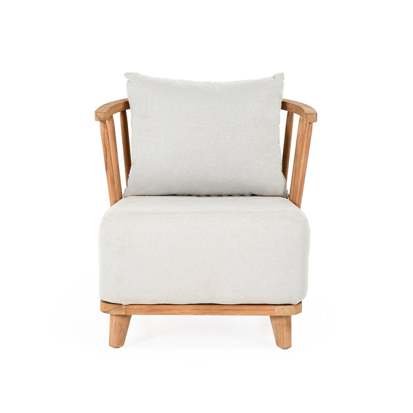 Hearst Outdoor Accent Chair - Teak & Olefin