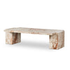 Romano Coffee Table In Desert Taupe Marble