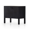 Isador Bar Cabinet In Black Wash Poplar