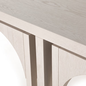 Amara Coffee Tbl W/Nesting Arch Stls In Wht