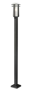 Abbey    Outdoor Post Light in Black Finish